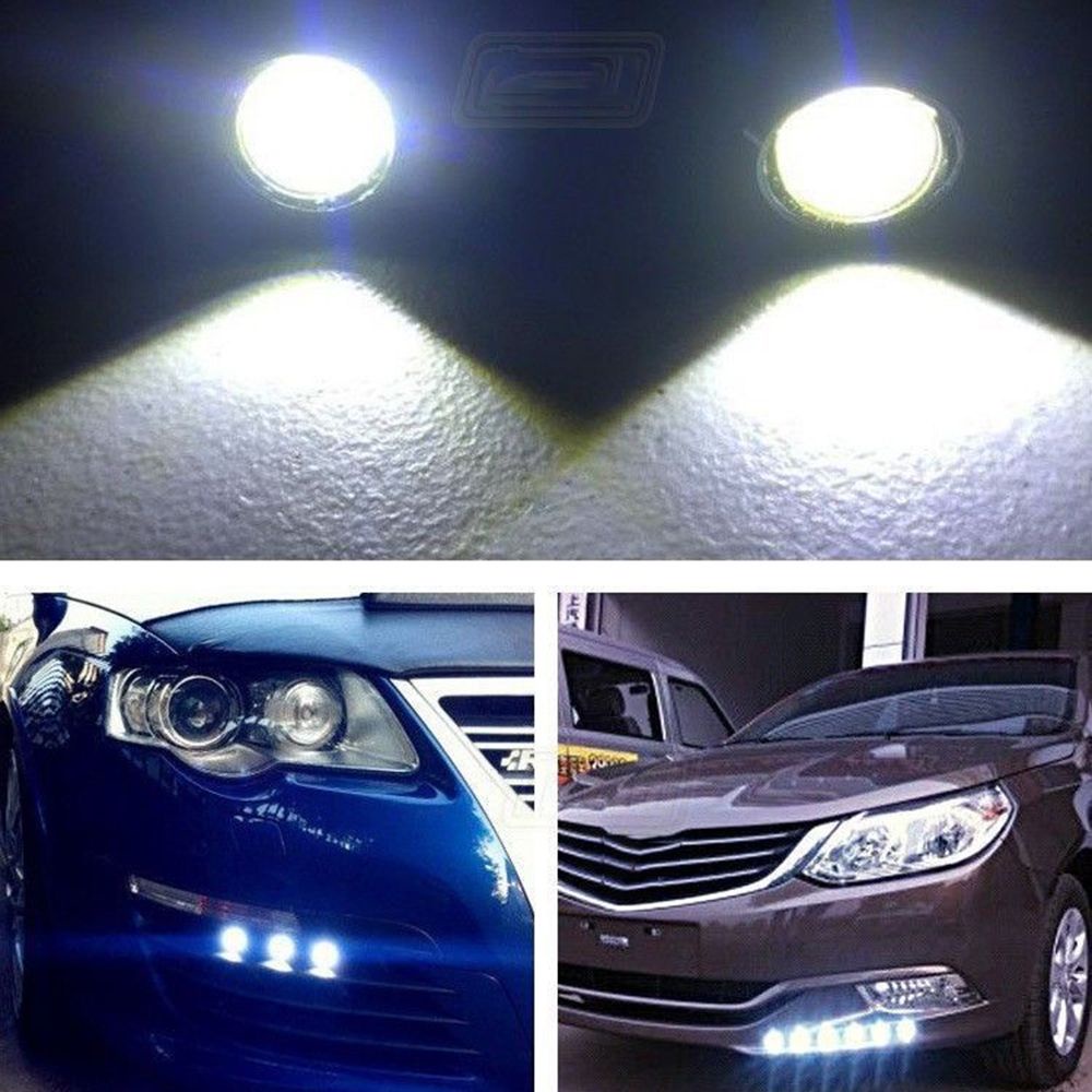 Đèn Pha LED DRL 18MM Siêu Sáng Nhiều Màu Sắc Chất Lượng Cao
