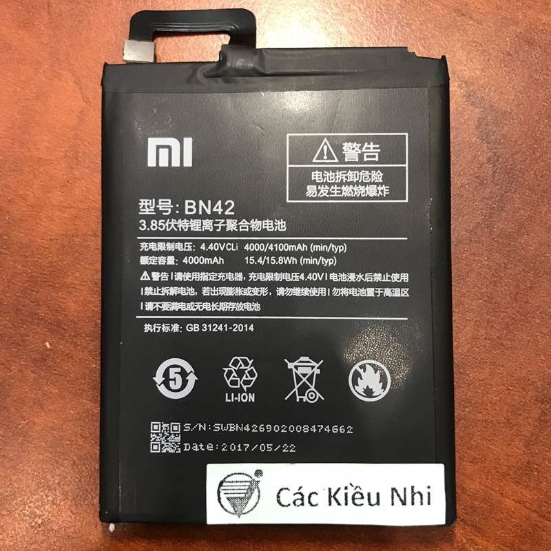 Pin Xiaomi redmi4 BN 42 - Linh kiện