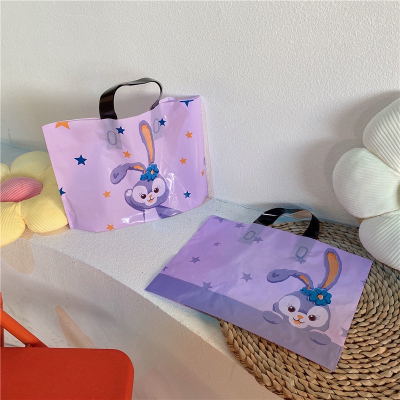 Túi Nhựa Xách Tay Đựng Quần Áo Mới Hình Duffy Belle Belle