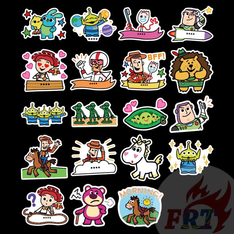 ❉ Toy Story Series 01 Disney Cartoon Stickers ❉ 50Pcs/Set TV Show Fashion DIY Mixed Decals Doodle Stickers