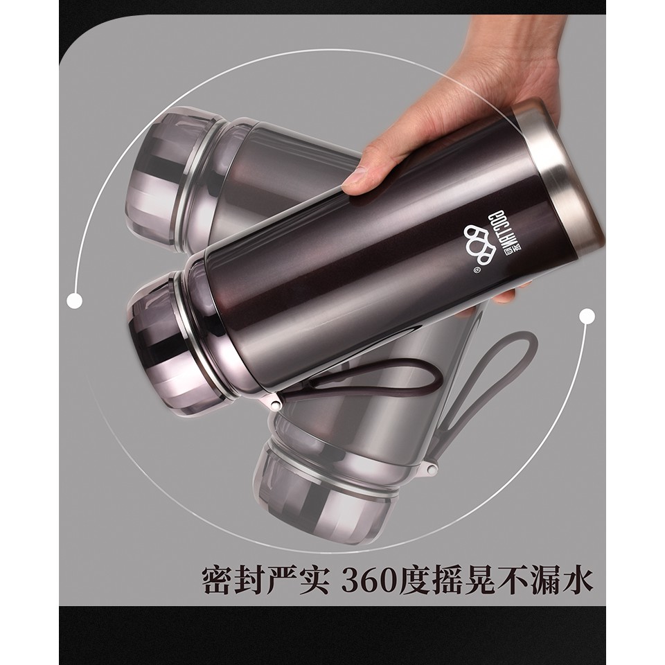 Bình nước giữ nhiệt BAOL kim cương dung tích 1000ml 1200ml 1500ml giữ lạnh hơn 12h Thép Không Rỉ SUS 304