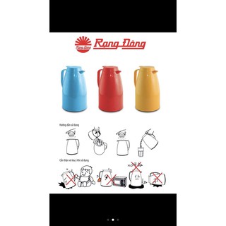  [HÀ NỘI - GIAO HÀNG TRONG NGÀY] Phích pha trà Rạng Đông (1,5 lít) Model: RD 1542 N2.E