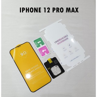 Bộ dán cường lực phủ màn hình miếng dán PPF chống xước và kính bảo vệ camera iPhone 12 Pro Max