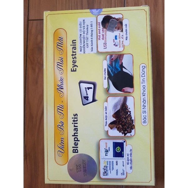 máy chườm ấm mắt,chườm lạnh mắt, chống mỏi mắt,cận thị thảo dược (bảo hành 1 đổi 1, hoàn tiền)