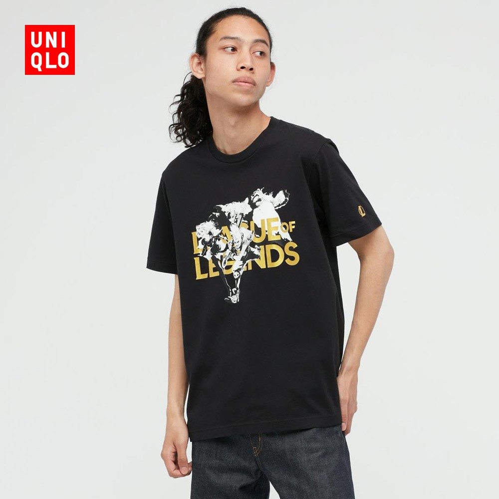 UNIQLO Áo Thun Tay Ngắn In Hình Liên Minh Huyền Thoại Cá Tính Cho Nam Nữ 440013