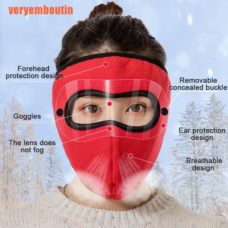 Mặt Nạ Bảo Vệ Toàn Mặt Chống Gió Tiện Dụng Khi Đi Xe Đạp