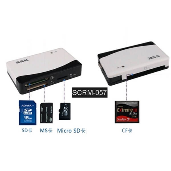 Đầu Đọc Thẻ Nhớ Đa Năng SSK SCRM057 USB3.0