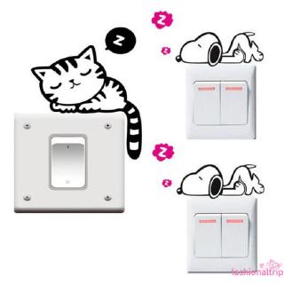 Decal Dán Tường Hình Chó Mèo