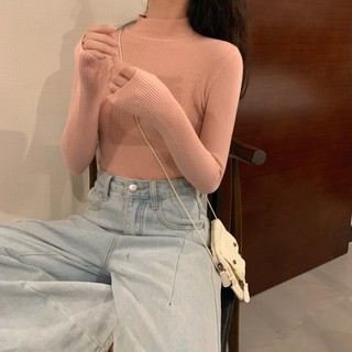 Áo Len Tăm Cổ 3 phân Nhiều Màu