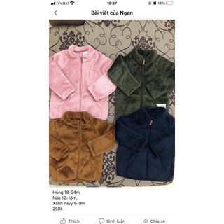 Áo lông baby h&m
