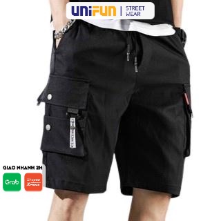 Quần short nam kaki UNIFUN mã KCEE Quần đùi nam túi hộp thể thao phong cách Hàn Quốc túi hộp cao cấp 5 màu