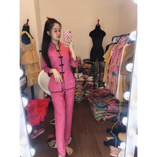Đồ lam đi chùa, Quần áo phật tử vải kate mẫu nữ