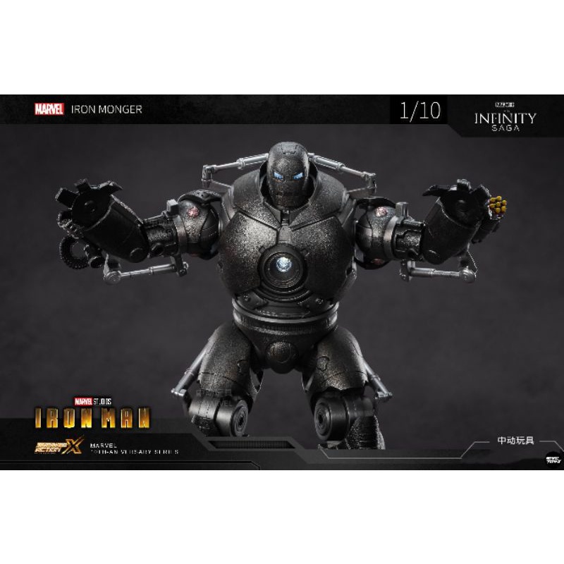 Mô hình ZDtoys Ironmonger tỷ lệ 1:10 có led mới 100%