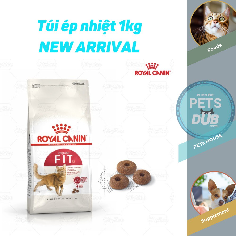 TÚI (TÁCH CHUẨN 1KG) CÁC HÃNG ROYAL, CATSRANG, CAT'S EYE, Hạt Ý MORANDO THỨC ĂN CHO MÈO MẸ & MÈO CON TẬP ĂN (PETs dub)