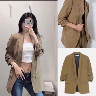 Áo khoác vest blazer zara