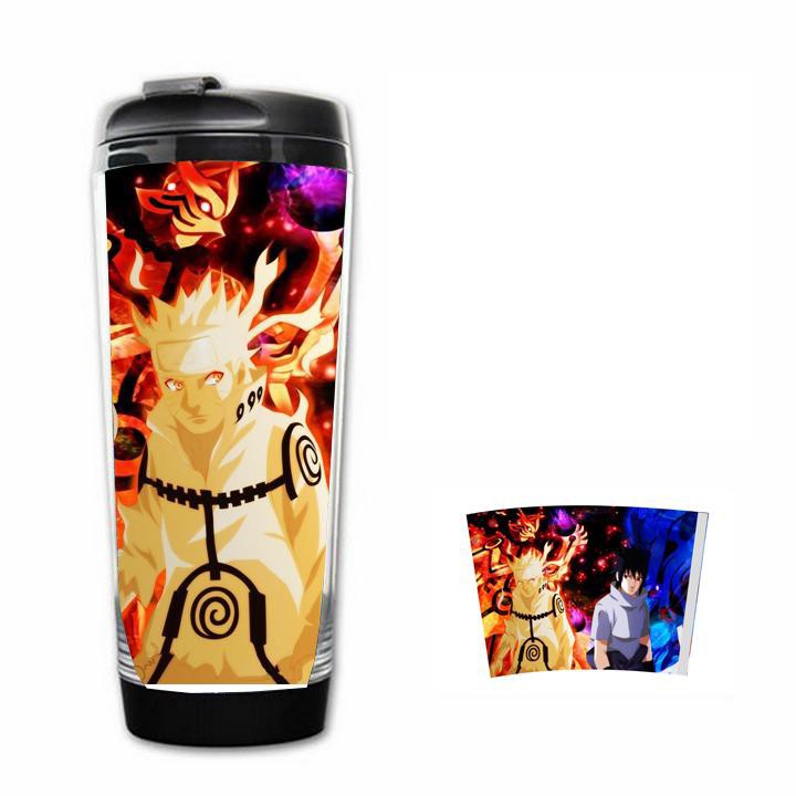 Bình đựng nước IN HÌNH FAIRY TAIL SAILOR MOON NHÀ CÓ NĂM NÀNG DÂU anime chibi