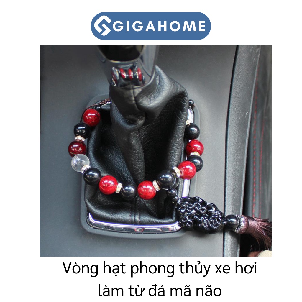 Vòng Tay Chuỗi Hạt Phong Thủy Treo Xe Hơi Cầu Bình An GIGAHOME 8976
