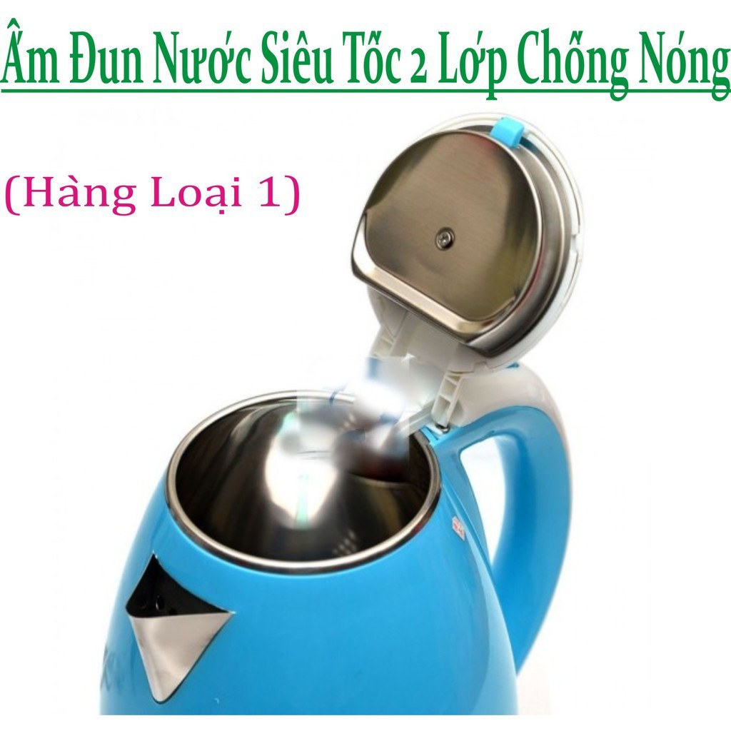 Ấm đun nước siêu tốc 2 lớp 1,8 lít