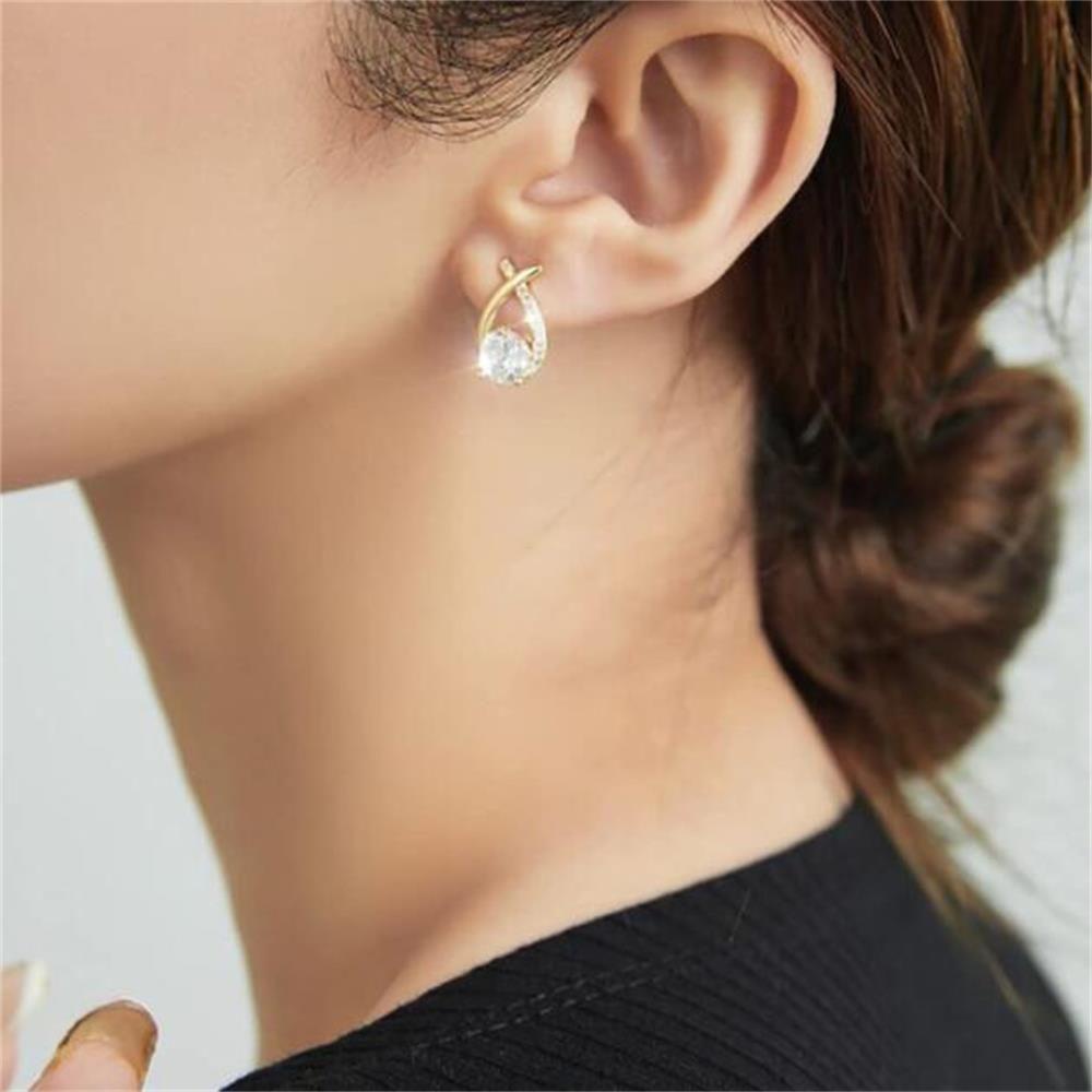 Bông Tai Hình Đuôi Cá 18k Nhiều Màu Sắc|Bông Tai Đính Đá Thời Trang|Khuyên Xỏ Cơ Thể Nhiều Màu Sắc Độc Đáo Thời Trang