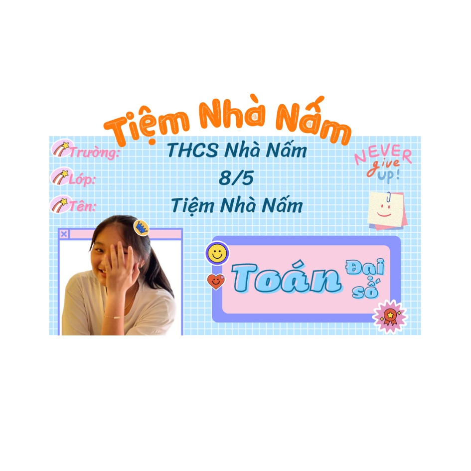 Nhãn Vở Thiết Kế Theo Yêu Cầu