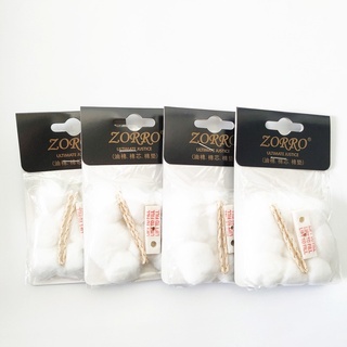 Phụ Kiện SET Bông Gòn Kuboy Cho Bật Lửa ( Tặng Kèm Chặn Xăng Và Bấc)