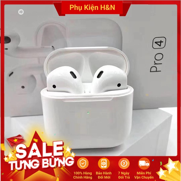 (BH 6 THÁNG) Tai Nghe Bluetooth Mini Pro 4 Không Dây - Hàng chính hãng - Tai nge ko dây