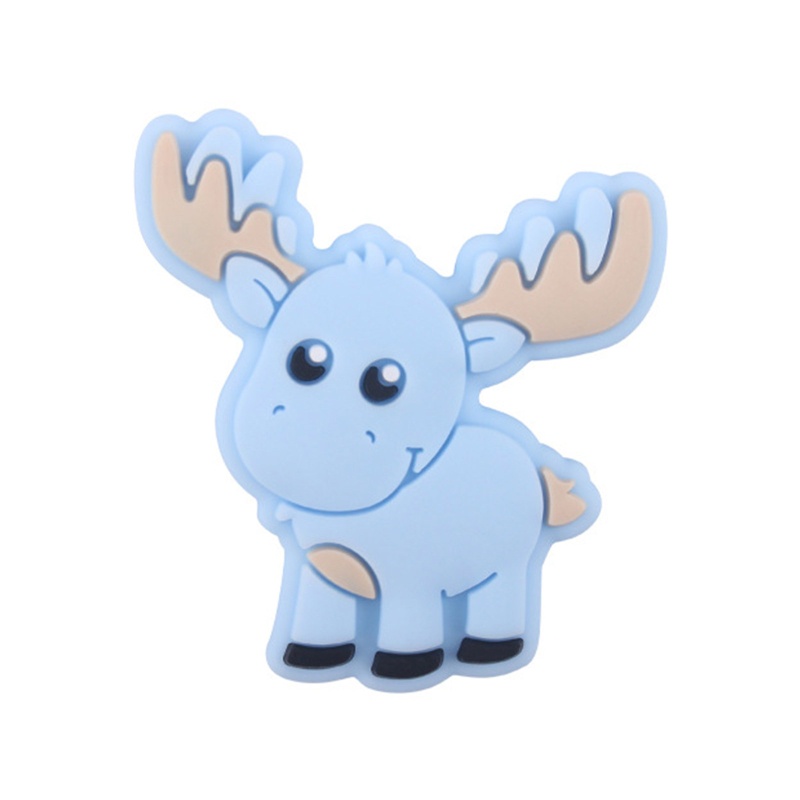 Haha Vòng Cổ Hạt Silicon Làm Dịu Núm Vú Giả Hình Động Vật Hoạt Hình Cho Bé Mọc Răng Acce