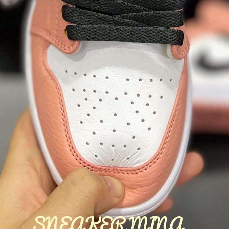 Jordan hồng cam 11  ,  Giày jd1 hồng cao cổ thể thao nam nữ sneaker full box