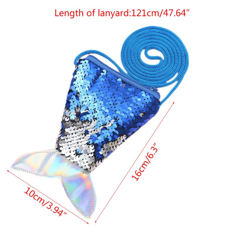 Youyo Túi Đeo Chéo Vai Nhỏ Đính Kim Sa Lấp Lánh Cho Bé Gái