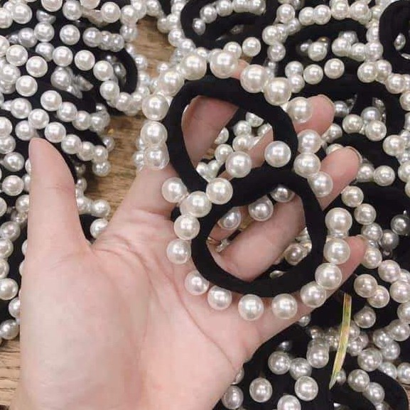 Dây Cột Tóc Ngọc Trai Nhân Tạo Xinh Xắn MINISHOP H154