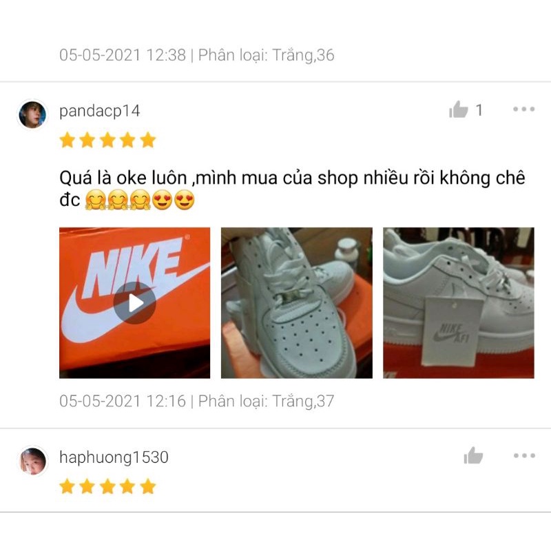 Giày Thể Thao Trắng có khóa sắt ở dây giày