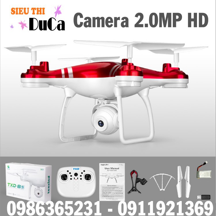 Flycam TXD-8S Plus Pin 2000mAh Bay 17-20p - Shop Đồ Chơi Điều Khiển