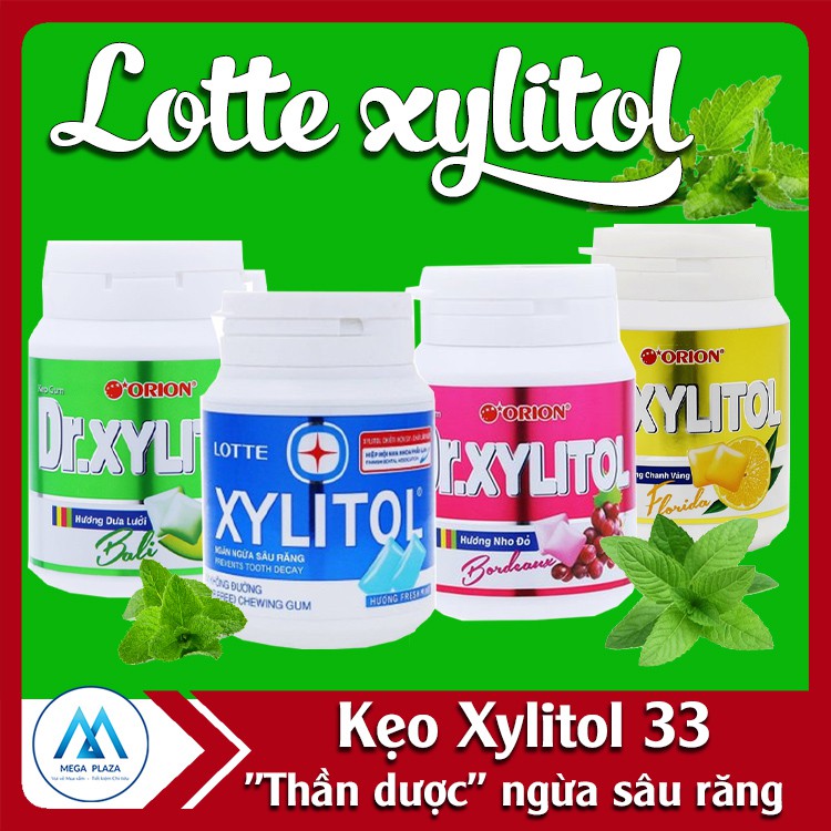 Kẹo Gum Xylitol 33 Bảo vệ răng bạn khỏi sâu răng