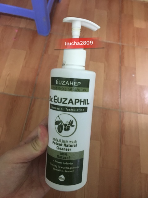 SỮA TẮM GỘI DR. EUZAPHIL POTENT NATURAL CLEANSER 300ML