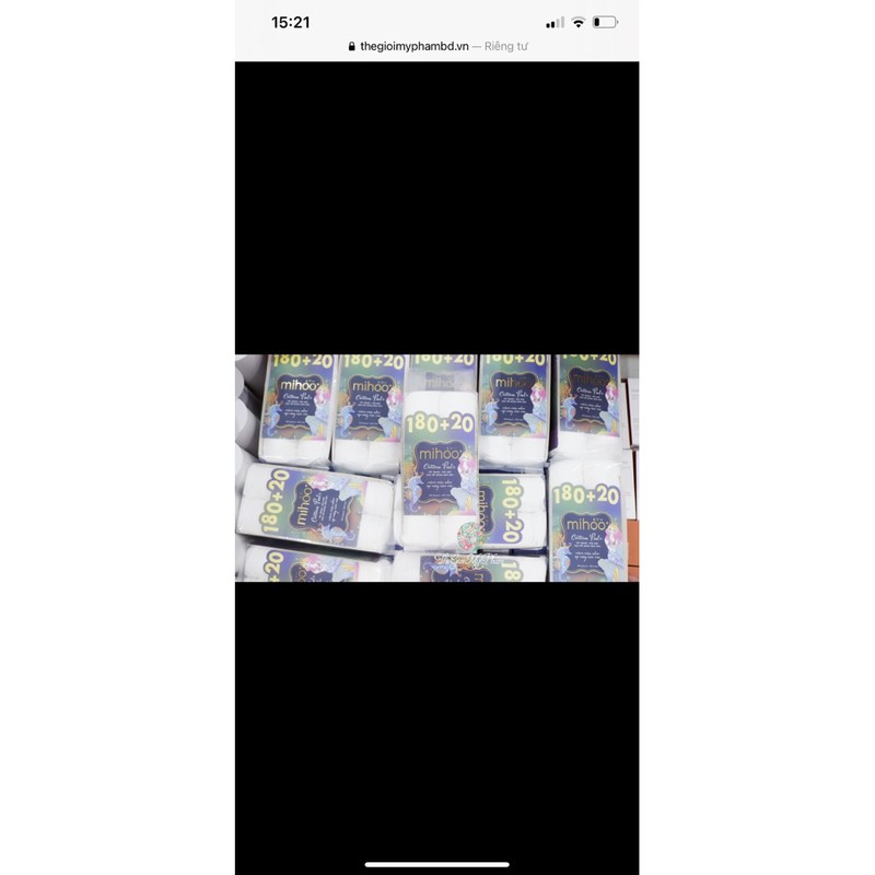 Bông Tẩy Trang Mihoo