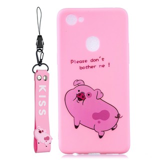 Ốp điện thoại mềm in hình hoạt hình dễ thương cho OPPO F7