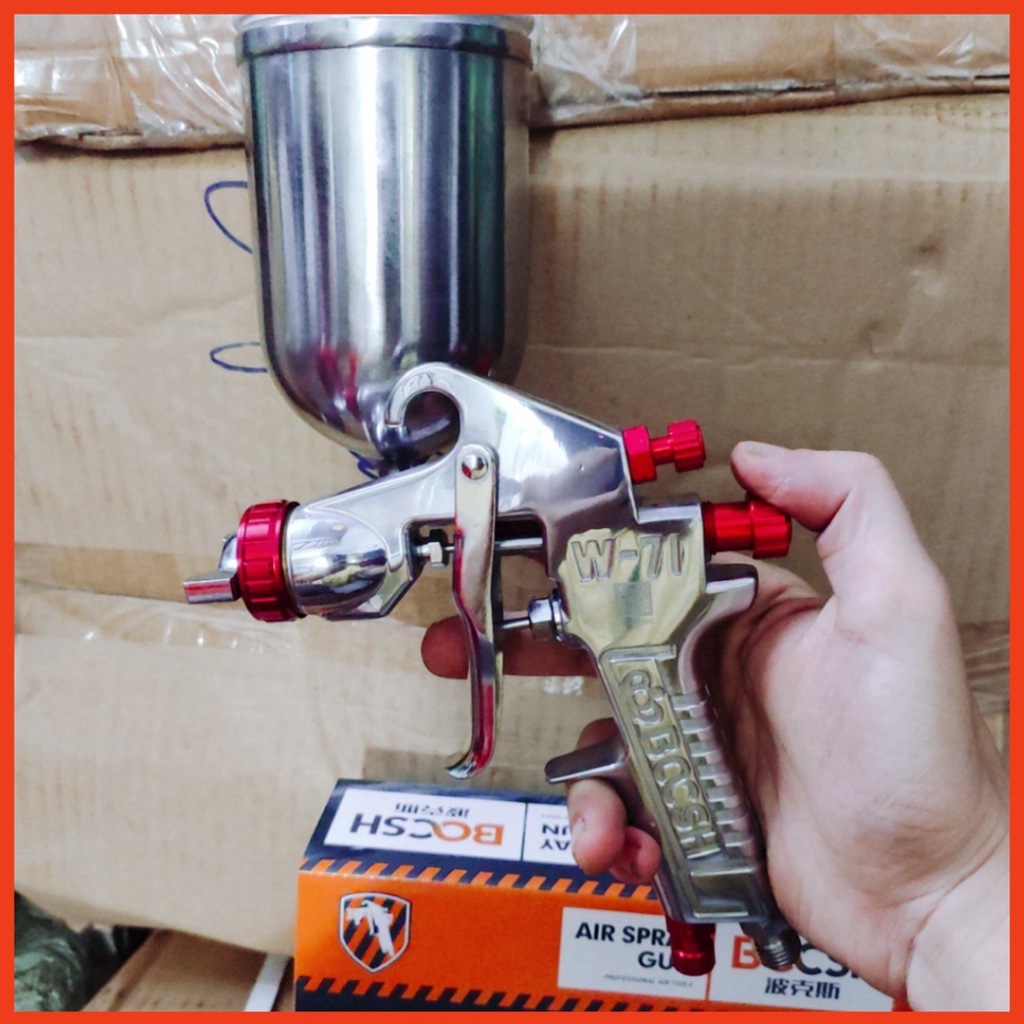Súng phun sơn W71 Bosch và đồ bảo hộ ngành sơn