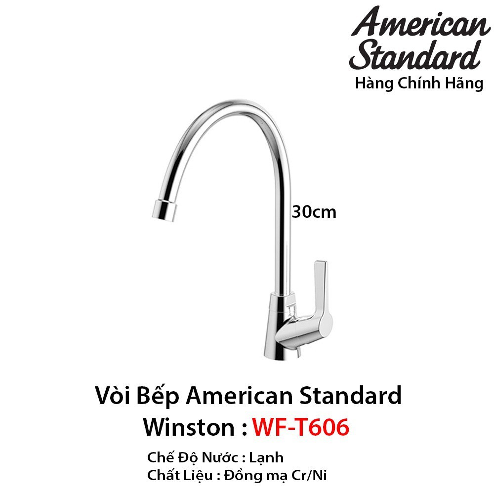 Vòi rửa bát 1 đường lạnh American Standard FFAST606 WF-T606