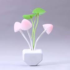 Đèn Ngủ Nấm Avatar Cảm Ứng, Tự Động Phát Sáng Khi Trời Tối