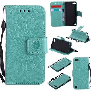 Bao da họa tiết hoa hướng dương cho thiết bị Apple Ipod Touch 5/6