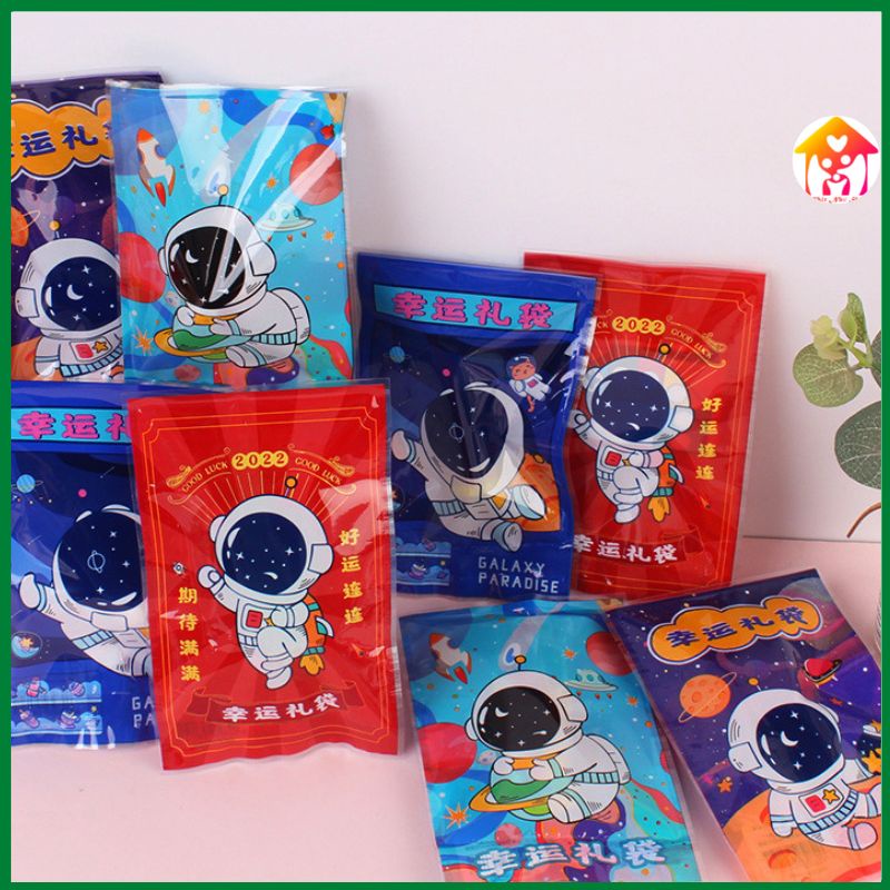 Túi Nhựa Mini Đựng Quà Tặng Phi Hành Gia- Túi Đựng Quà Mini Siêu Đẹp Đáng Yêu