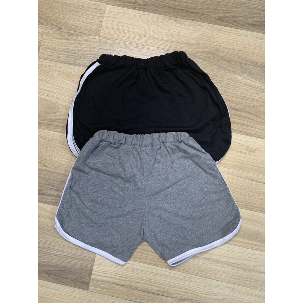Quần short nữ làm quần thể thao mặc nhà chất cotton thấm hút freesize dưới 60kg rẻ đẹp