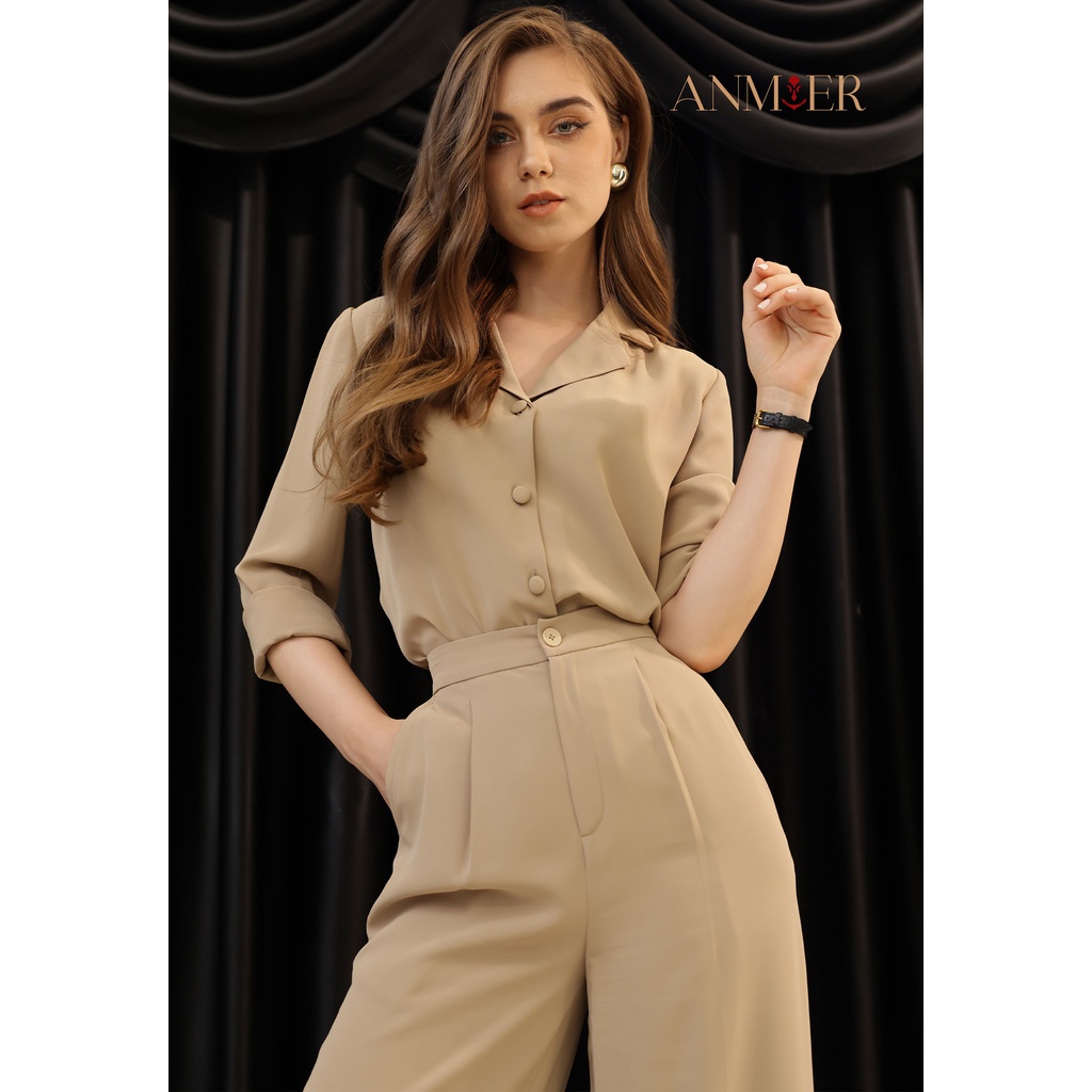 Verin Trouser - Quần ống suông công sở - Anmier thời trang thiết kế cao cấp