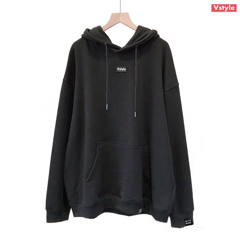 Áo Hoodie Basic Logo Vstyle - Đen