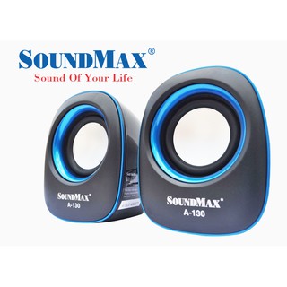 Loa máy tính SOUNDMAX A130 USB (2.0) 6W ( Xanh/ Đỏ) - (Hãng phân phối chính thức)