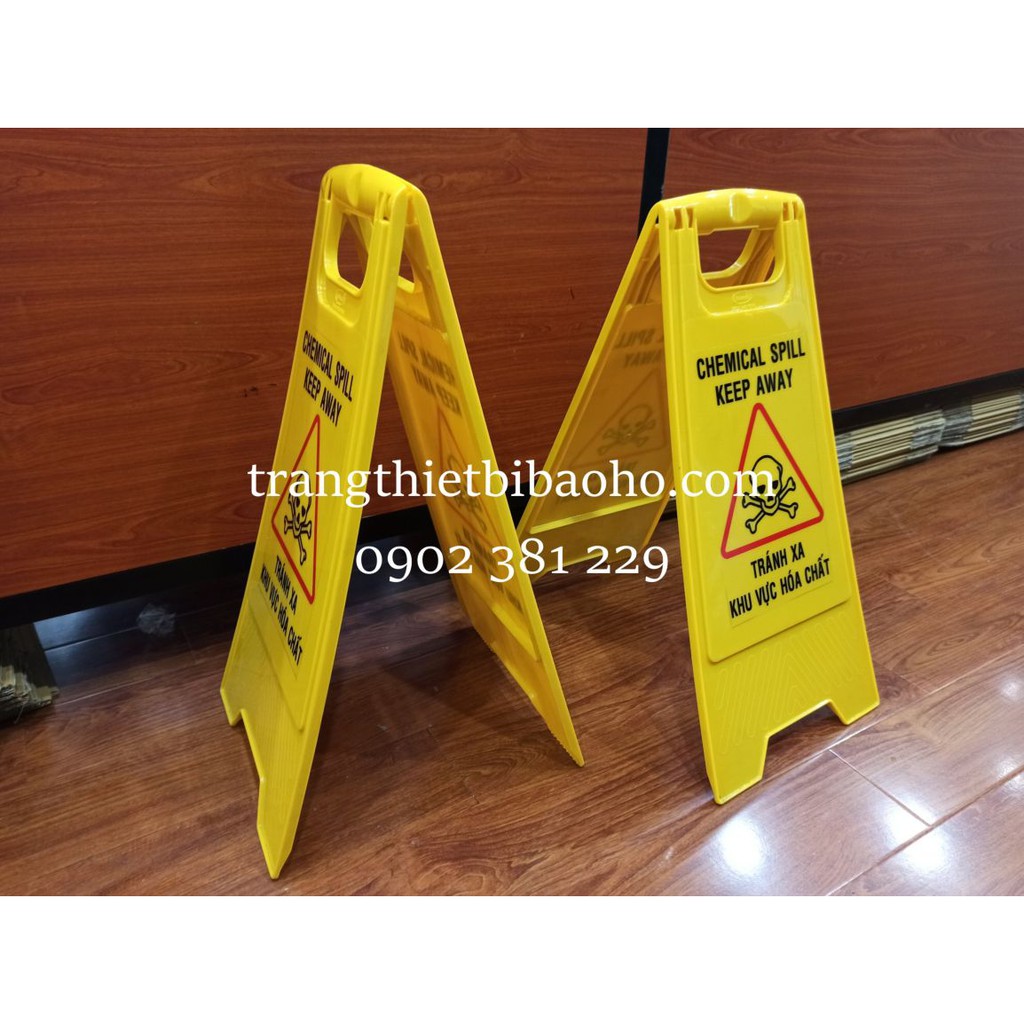 Biển báo chữ A - Tránh xa khu vực hóa chất