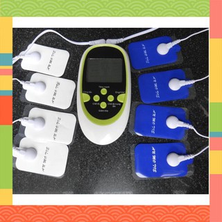 Máy massage trị liệu kèm nguồn sạc 8 miếng