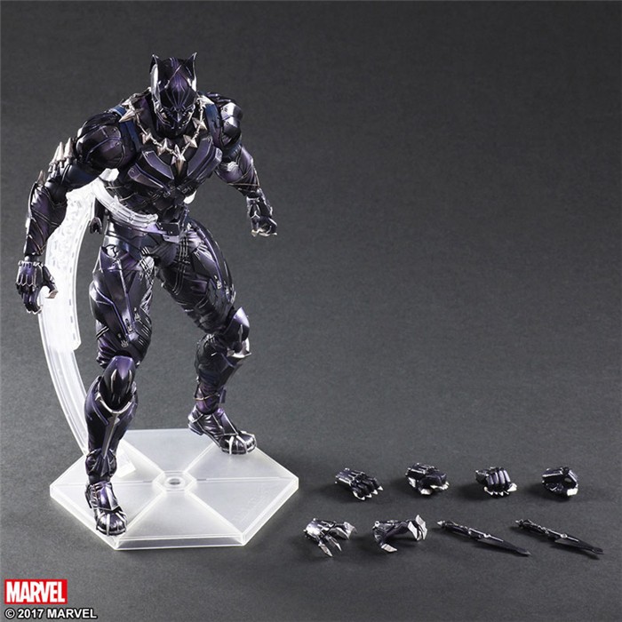 Mô hình Marvel Play Arts Black Panther, Captain, Doctor Strange, Iron Man, War machine, Black Widow, Thor
