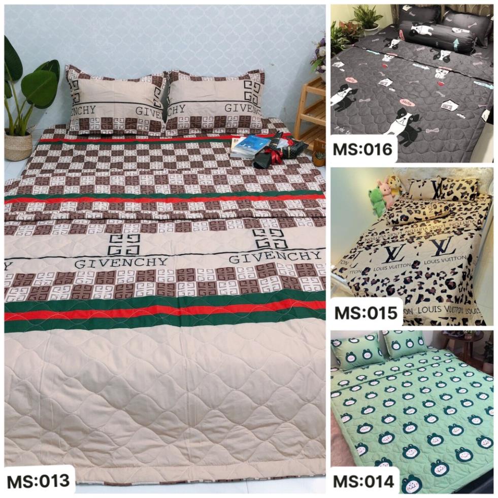 (khai trương shop) set 5 món chăn ga gối cotton poly cao cấp