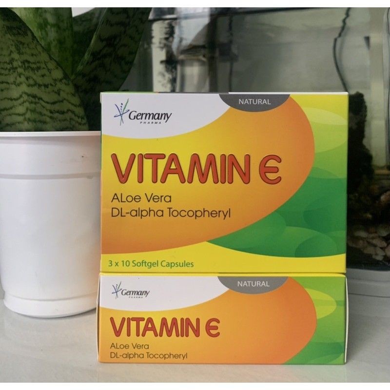 Bổ sung vitamin E giúp da căng mịn sáng đẹp hộp 30 viên chính hãng | BigBuy360 - bigbuy360.vn